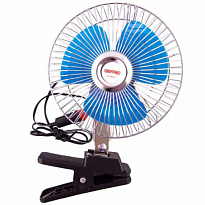 Вентилятор 8" 24V  SKYWAY на клипсе пластик